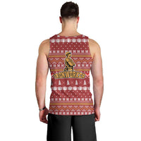 Christmas Ironworker American Flag Men Tank Top Xmas Holiday Patterns - Wonder Print Shop