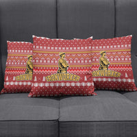 Christmas Ironworker American Flag Pillow Cover Xmas Holiday Patterns - Wonder Print Shop