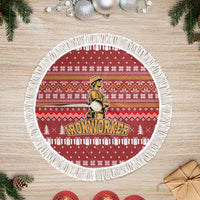Christmas Ironworker American Flag Tree Skirt Xmas Holiday Patterns - Wonder Print Shop