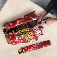 Christmas Ironworker American Flag Umbrella Xmas Holiday Patterns - Wonder Print Shop