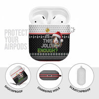 Christmas Is It Jolly Enough Guinea Pig AirPods Case Xmas Holiday Patterns - Wonder Print Shop