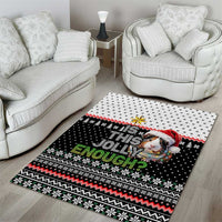 Christmas Is It Jolly Enough Guinea Pig Area Rug Xmas Holiday Patterns - Wonder Print Shop