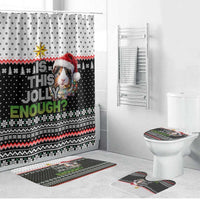 Christmas Is It Jolly Enough Guinea Pig Bathroom Set Xmas Holiday Patterns - Wonder Print Shop