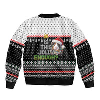Christmas Is It Jolly Enough Guinea Pig Bomber Jacket Xmas Holiday Patterns - Wonder Print Shop