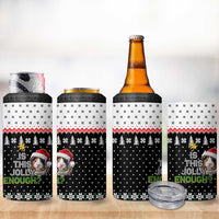 Christmas Is It Jolly Enough Guinea Pig 4 in 1 Can Cooler Tumbler Xmas Holiday Patterns - Wonder Print Shop
