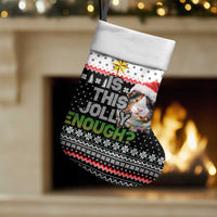 Christmas Is It Jolly Enough Guinea Pig Christmas Stocking Xmas Holiday Patterns - Wonder Print Shop