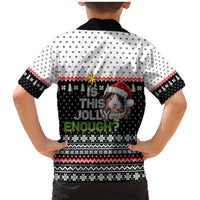 Christmas Is It Jolly Enough Guinea Pig Family Matching Mermaid Dress and Hawaiian Shirt Xmas Holiday Patterns - Wonder Print Shop