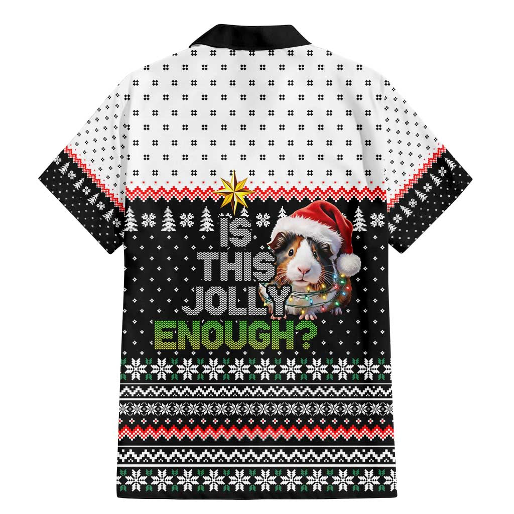 Christmas Is It Jolly Enough Guinea Pig Family Matching Mermaid Dress and Hawaiian Shirt Xmas Holiday Patterns - Wonder Print Shop