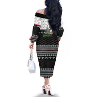 Christmas Is It Jolly Enough Guinea Pig Family Matching Off The Shoulder Long Sleeve Dress and Hawaiian Shirt Xmas Holiday Patterns - Wonder Print Shop