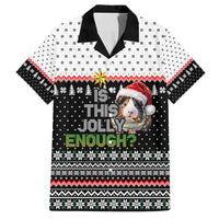 Christmas Is It Jolly Enough Guinea Pig Family Matching Puletasi and Hawaiian Shirt Xmas Holiday Patterns - Wonder Print Shop