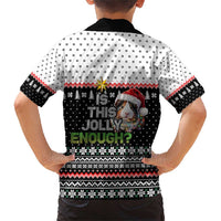 Christmas Is It Jolly Enough Guinea Pig Family Matching Short Sleeve Bodycon Dress and Hawaiian Shirt Xmas Holiday Patterns - Wonder Print Shop