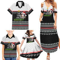 Christmas Is It Jolly Enough Guinea Pig Family Matching Summer Maxi Dress and Hawaiian Shirt Xmas Holiday Patterns - Wonder Print Shop