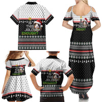 Christmas Is It Jolly Enough Guinea Pig Family Matching Summer Maxi Dress and Hawaiian Shirt Xmas Holiday Patterns - Wonder Print Shop