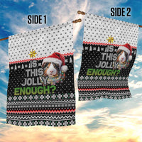 Christmas Is It Jolly Enough Guinea Pig Garden Flag Xmas Holiday Patterns - Wonder Print Shop