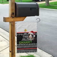 Christmas Is It Jolly Enough Guinea Pig Garden Flag Xmas Holiday Patterns - Wonder Print Shop