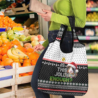 Christmas Is It Jolly Enough Guinea Pig Grocery Bag Xmas Holiday Patterns - Wonder Print Shop
