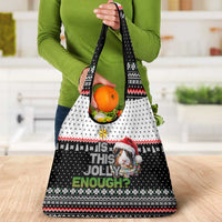 Christmas Is It Jolly Enough Guinea Pig Grocery Bag Xmas Holiday Patterns - Wonder Print Shop