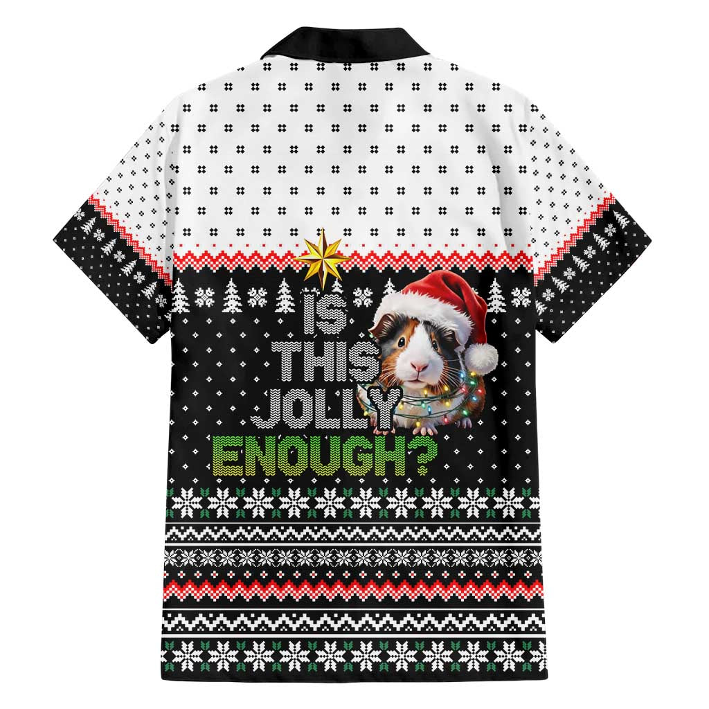 Christmas Is It Jolly Enough Guinea Pig Hawaiian Shirt Xmas Holiday Patterns - Wonder Print Shop