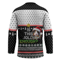 Christmas Is It Jolly Enough Guinea Pig Hockey Jersey Xmas Holiday Patterns - Wonder Print Shop