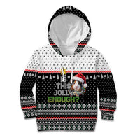 Christmas Is It Jolly Enough Guinea Pig Kid Hoodie Xmas Holiday Patterns - Wonder Print Shop