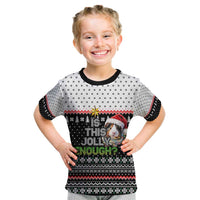 Christmas Is It Jolly Enough Guinea Pig Kid T Shirt Xmas Holiday Patterns - Wonder Print Shop