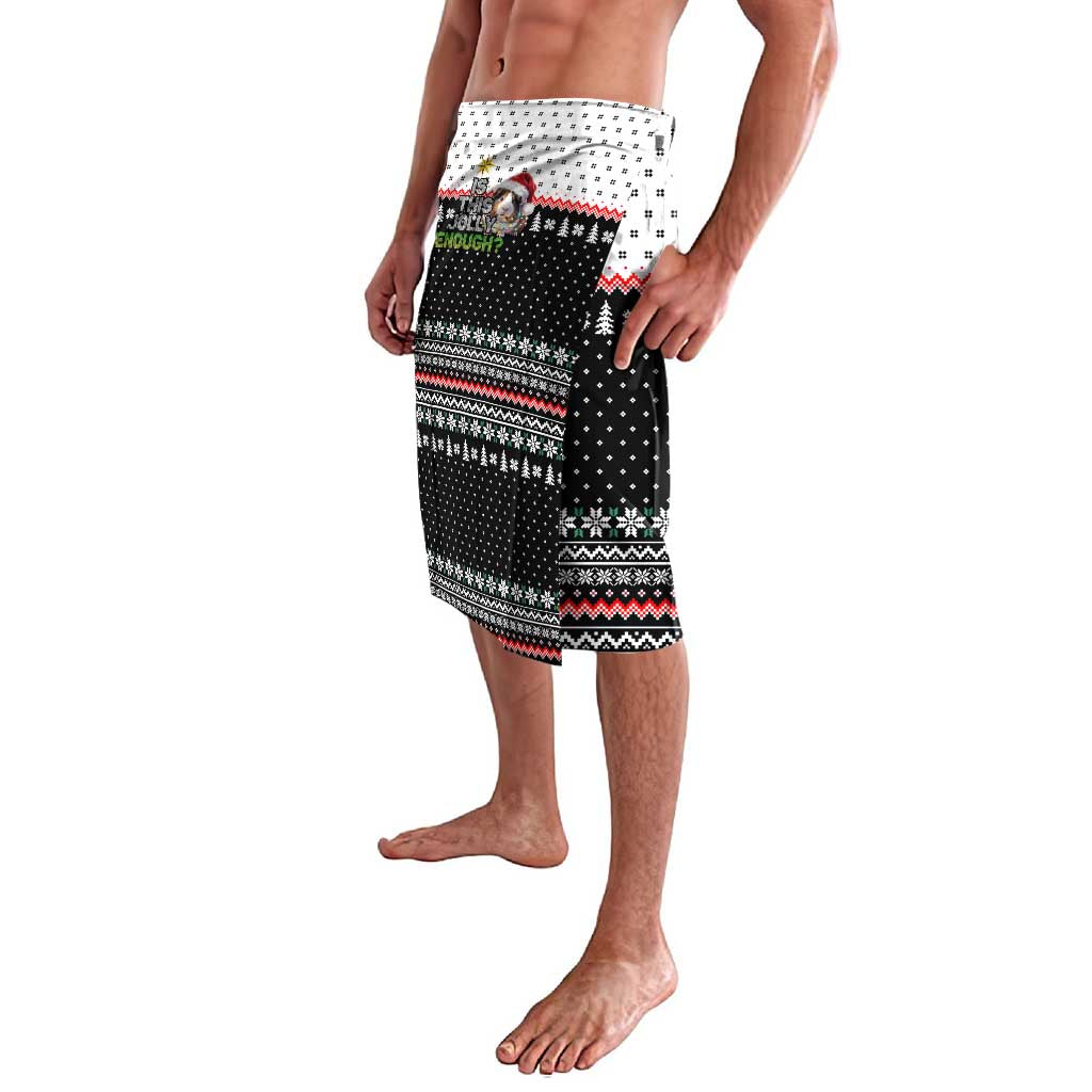 Christmas Is It Jolly Enough Guinea Pig Lavalava Xmas Holiday Patterns - Wonder Print Shop