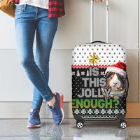 Christmas Is It Jolly Enough Guinea Pig Luggage Cover Xmas Holiday Patterns - Wonder Print Shop