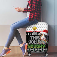 Christmas Is It Jolly Enough Guinea Pig Luggage Cover Xmas Holiday Patterns - Wonder Print Shop