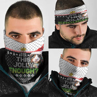 Christmas Is It Jolly Enough Guinea Pig Neck Gaiter Xmas Holiday Patterns - Wonder Print Shop