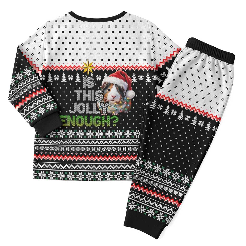 Christmas Is It Jolly Enough Guinea Pig Christmas Pajama Set Xmas Holiday Patterns - Wonder Print Shop