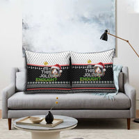 Christmas Is It Jolly Enough Guinea Pig Pillow Cover Xmas Holiday Patterns - Wonder Print Shop