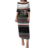 Christmas Is It Jolly Enough Guinea Pig Puletasi Xmas Holiday Patterns - Wonder Print Shop