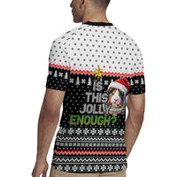 Christmas Is It Jolly Enough Guinea Pig Rugby Jersey Xmas Holiday Patterns - Wonder Print Shop