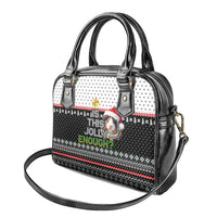 Christmas Is It Jolly Enough Guinea Pig Shoulder Handbag Xmas Holiday Patterns - Wonder Print Shop