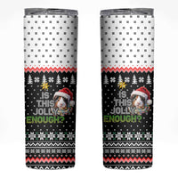 Christmas Is It Jolly Enough Guinea Pig Skinny Tumbler Xmas Holiday Patterns - Wonder Print Shop
