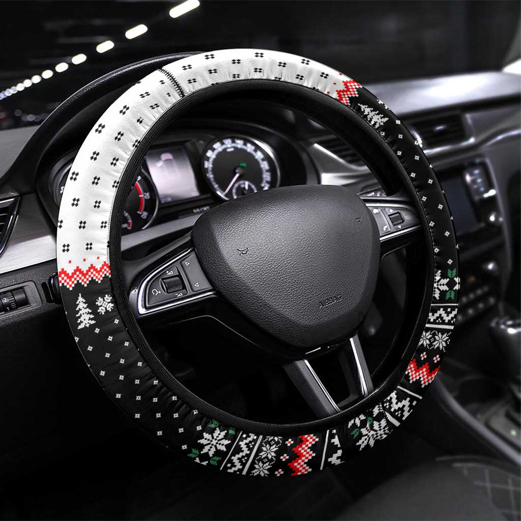 Christmas Is It Jolly Enough Guinea Pig Steering Wheel Cover Xmas Holiday Patterns - Wonder Print Shop