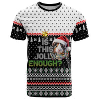 Christmas Is It Jolly Enough Guinea Pig T Shirt Xmas Holiday Patterns - Wonder Print Shop