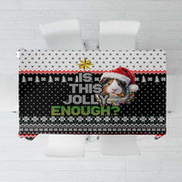 Christmas Is It Jolly Enough Guinea Pig Tablecloth Xmas Holiday Patterns - Wonder Print Shop