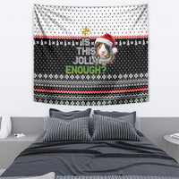 Christmas Is It Jolly Enough Guinea Pig Tapestry Xmas Holiday Patterns - Wonder Print Shop