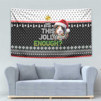 Christmas Is It Jolly Enough Guinea Pig Tapestry Xmas Holiday Patterns - Wonder Print Shop