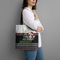 Christmas Is It Jolly Enough Guinea Pig Tote Bag Xmas Holiday Patterns - Wonder Print Shop