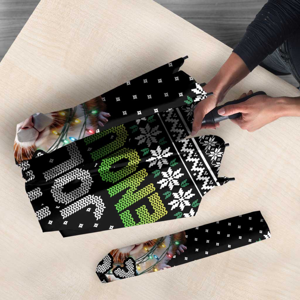 Christmas Is It Jolly Enough Guinea Pig Umbrella Xmas Holiday Patterns - Wonder Print Shop