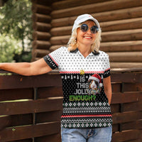 Christmas Is It Jolly Enough Guinea Pig Women Polo Shirt Xmas Holiday Patterns - Wonder Print Shop