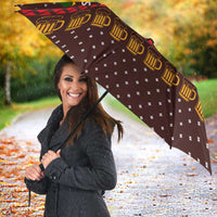 Christmas Its The Most Wonderful Time For A Beer Umbrella Xmas Holiday Patterns - Wonder Print Shop