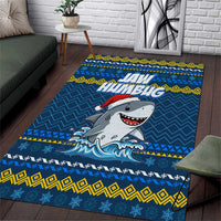 Christmas Jaw Humbug Area Rug Xmas Holiday Patterns - Wonder Print Shop