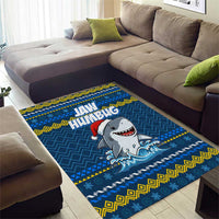 Christmas Jaw Humbug Area Rug Xmas Holiday Patterns - Wonder Print Shop