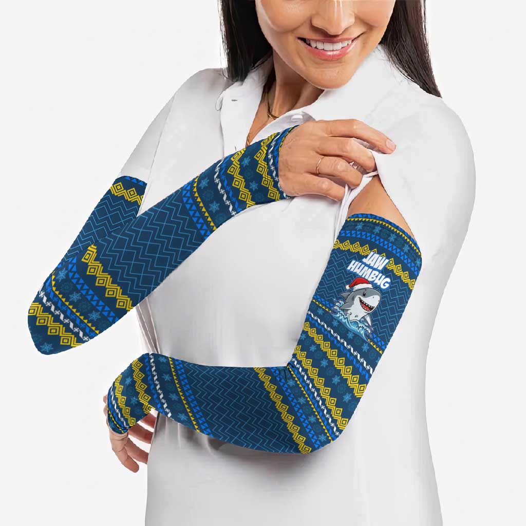 Christmas Jaw Humbug Arm Sleeves Xmas Holiday Patterns - Wonder Print Shop