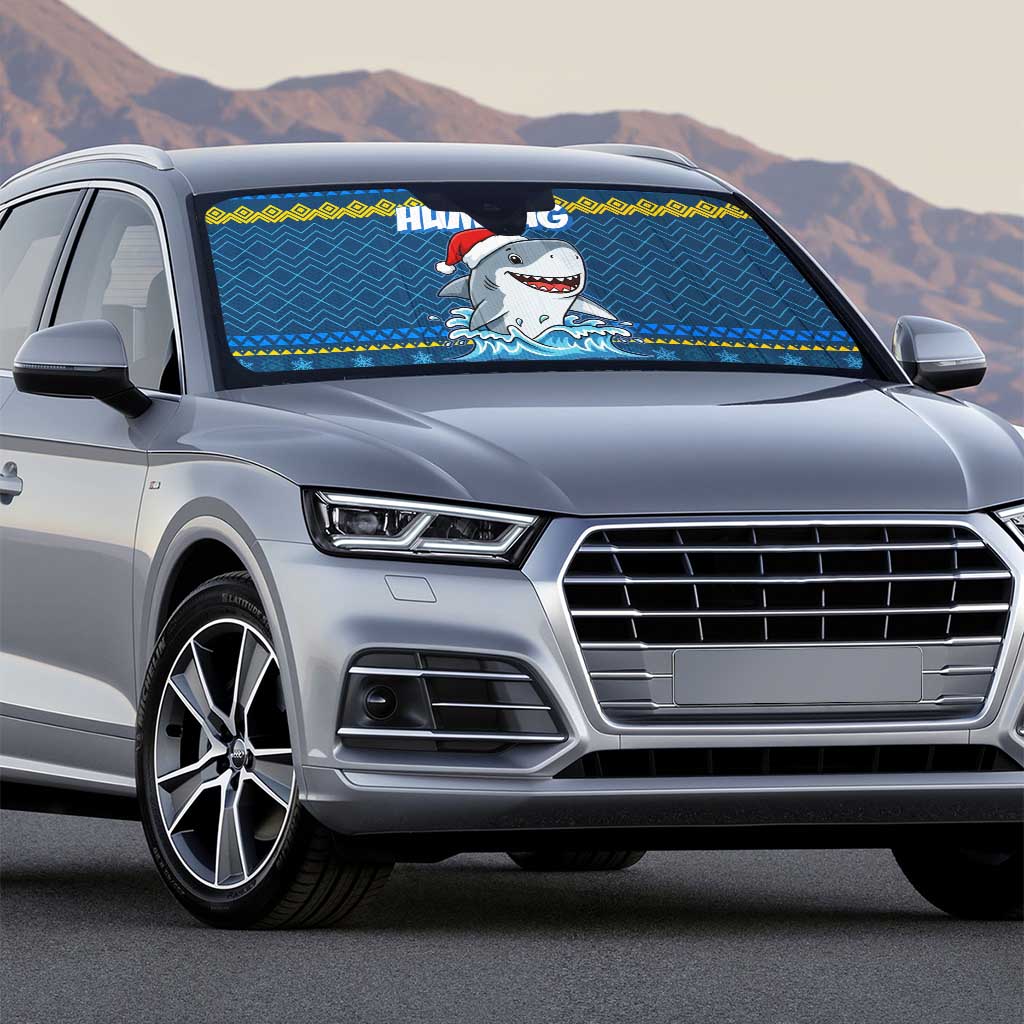 Christmas Jaw Humbug Auto Sun Shade Xmas Holiday Patterns - Wonder Print Shop