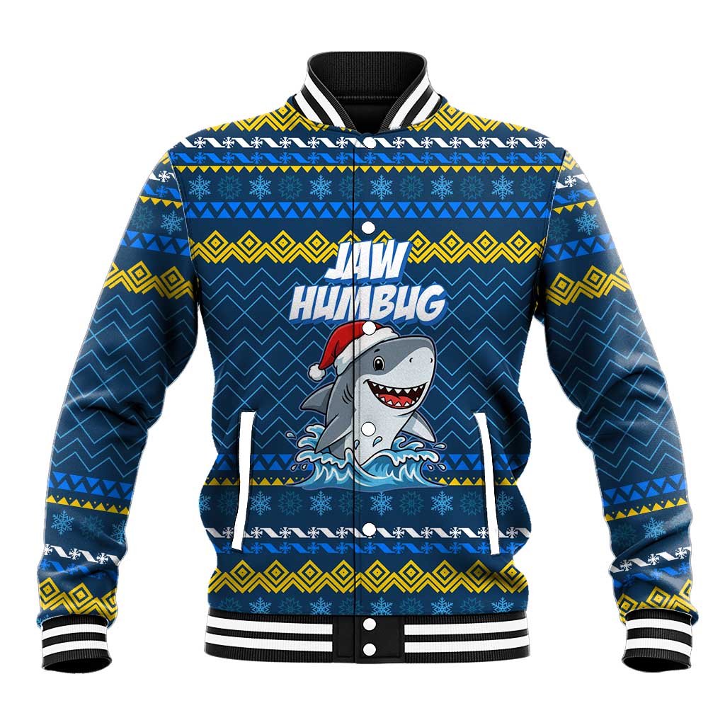 Christmas Jaw Humbug Baseball Jacket Xmas Holiday Patterns - Wonder Print Shop