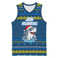 Christmas Jaw Humbug Basketball Jersey Xmas Holiday Patterns - Wonder Print Shop